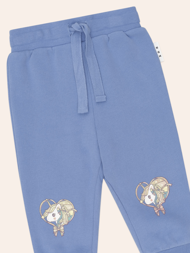 Whimsical Unicorn Trackpant - Bijou Blue - Image 3