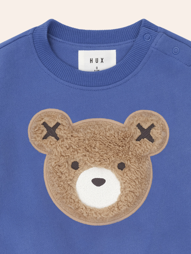 Furry Huxbear Sweatshirt - Cobalt - Image 3