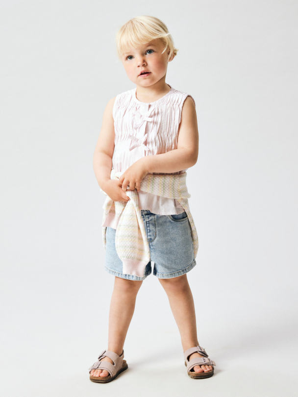 NMFROSE MOM DNM SHORTS 1140-GY - Image 3