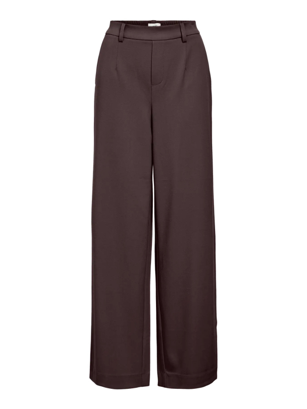 OBJLisa wide pant, brun - Image 5