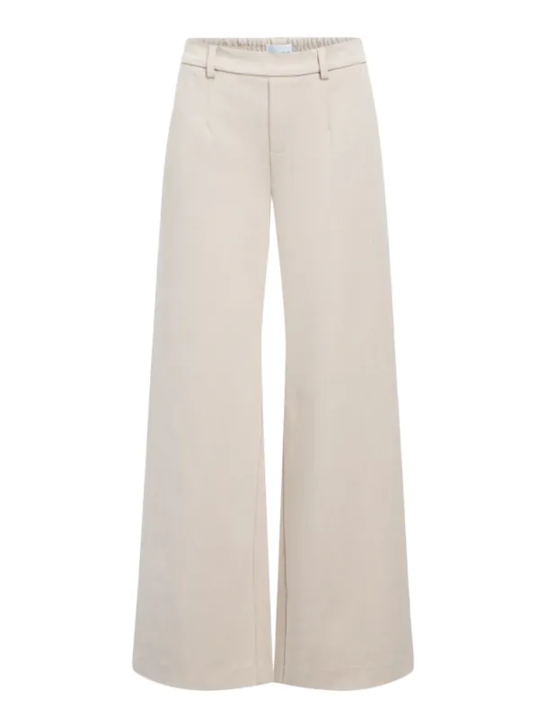 OBJLisa wide pant, beige - Image 2