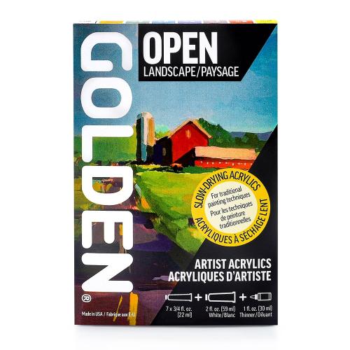 Golden Open Akryl Sett – 20977 Landscape
