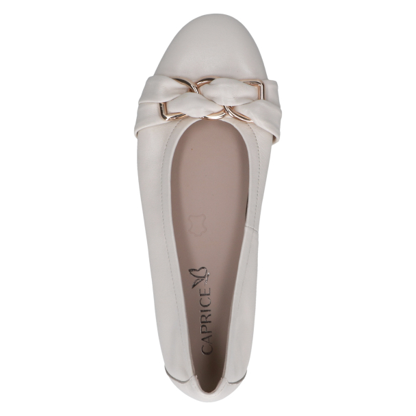 Ballerinasko Skinn Offwhite 22114 - Image 4