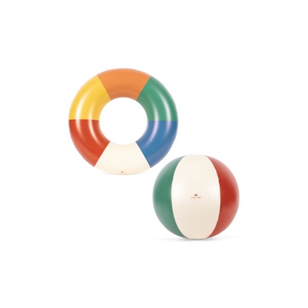 Sett badering og badeball, Multi - Konges Sl&oslash;jd