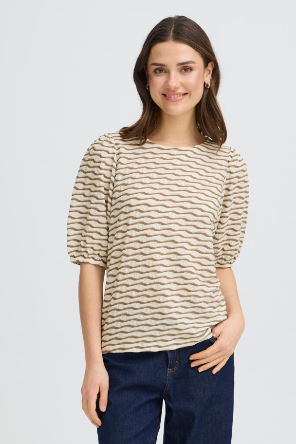 FRNiamy tee, brun - Image 1
