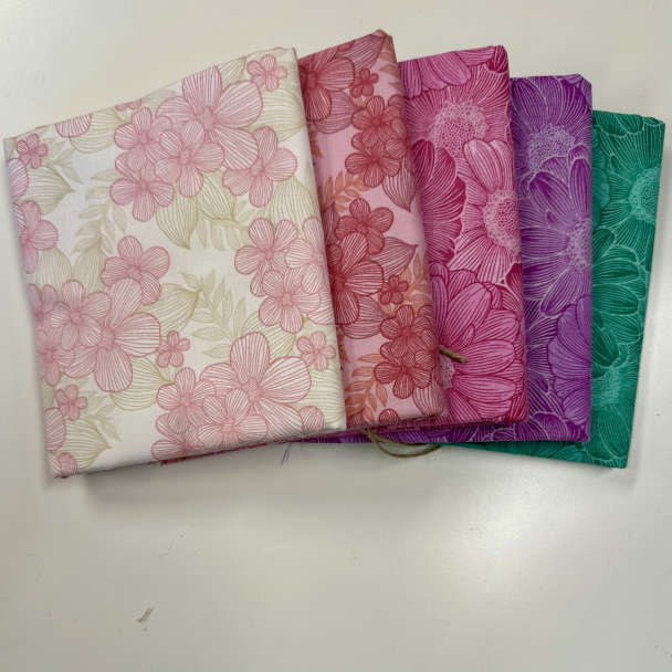 Stoffpakke - Blomsterpakke