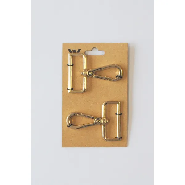 Karabinhage 32 mm guld sb