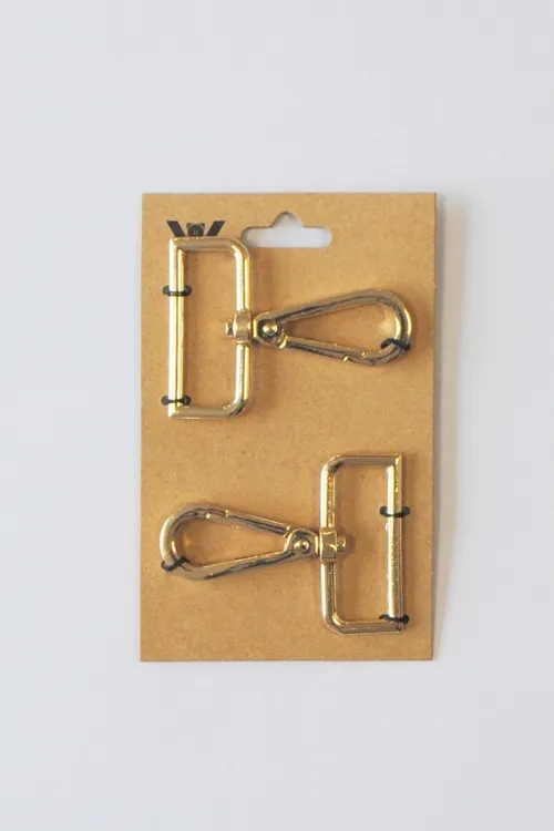 Karabinhage 32 mm guld sb