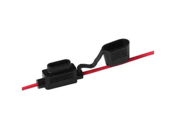 inline fuse holder. With cap