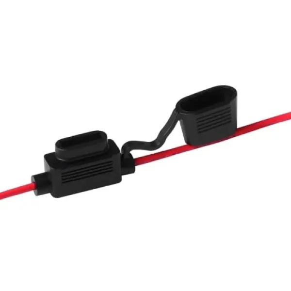 inline fuse holder. With cap