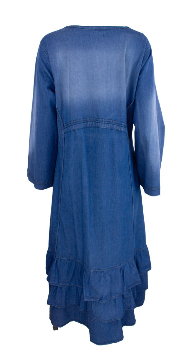 BOHÉME Kjole 3/4  Dongeri Lett B13223 - Image 4