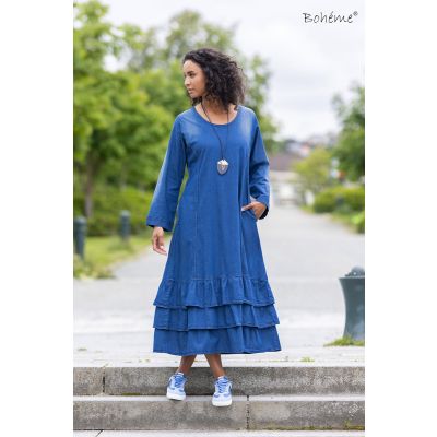 BOHÉME Kjole 3/4  Dongeri Lett B13223