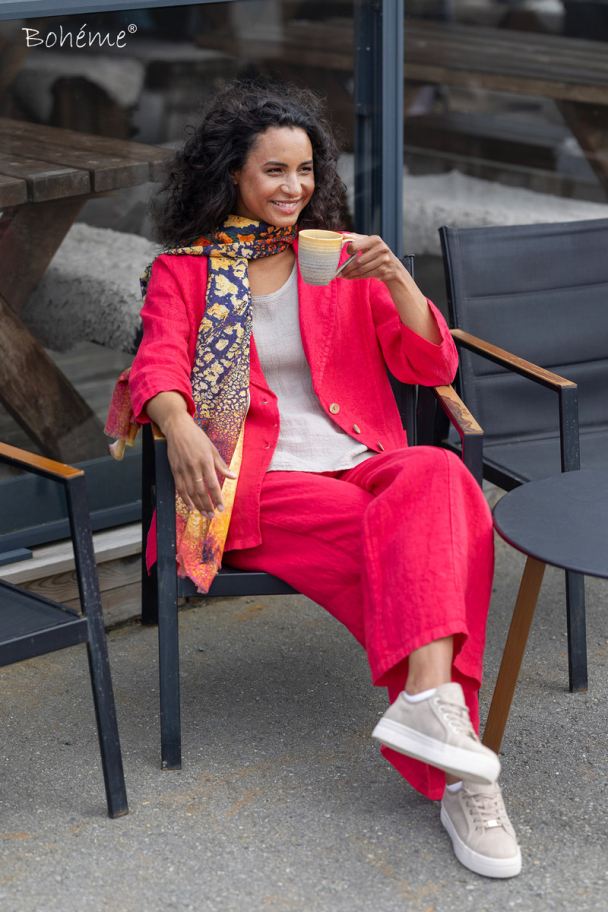 BOHÉME Skjerf Oransje  Z10349 - Image 1