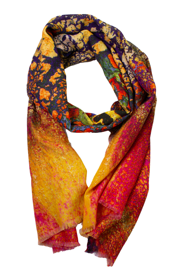 BOHÉME Skjerf Oransje  Z10349 - Image 2