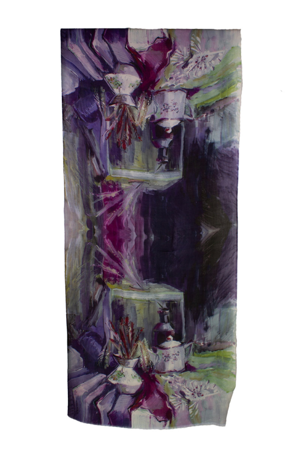 BOHÉME Skjerf Lilla Z10348 - Image 2