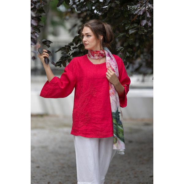 BOH&Eacute;ME Skjerf Blomster Z10345