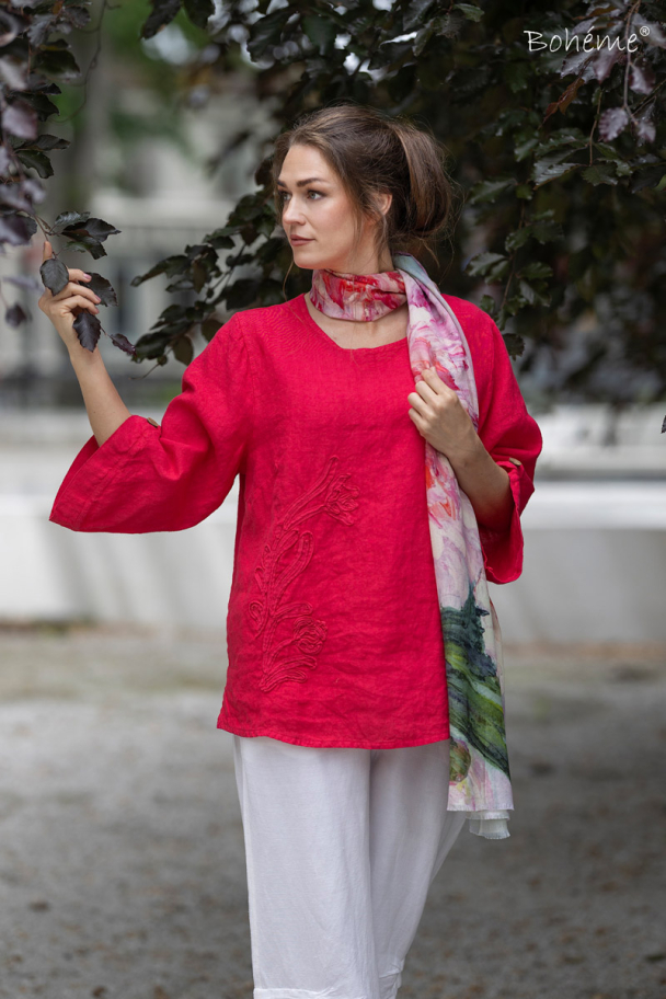 BOHÉME Skjerf Blomster Z10345 - Image 1