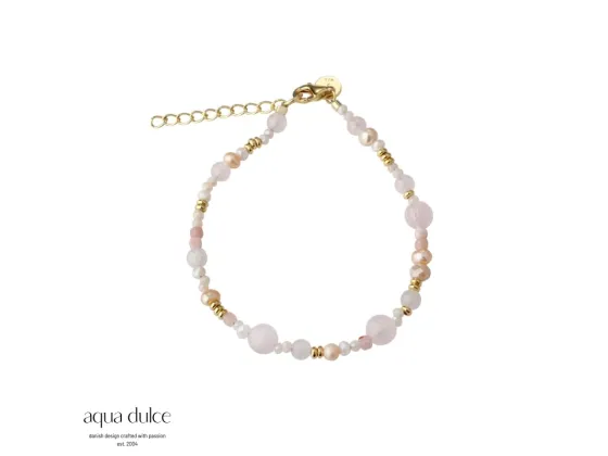 Armb&aring;nd - Grace Pearl (Forgylt)