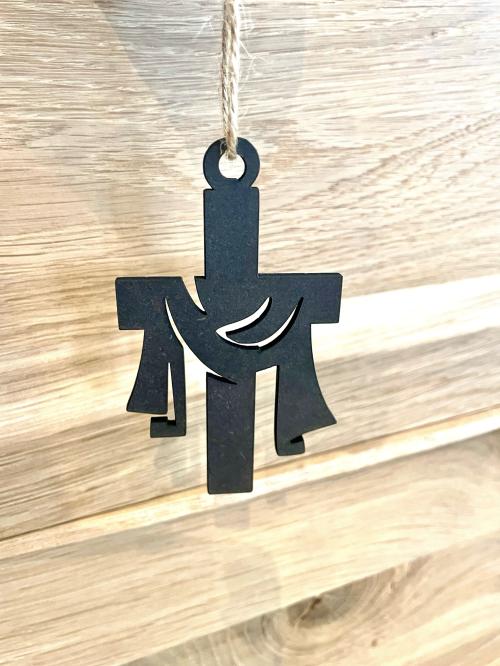 Påskepynt oppheng tomt kors