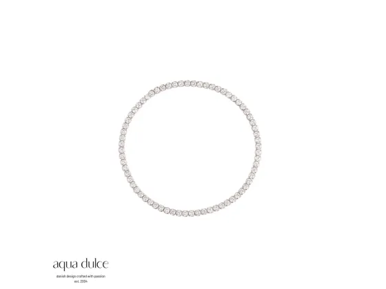 Armb&aring;nd - Tennis Flex 19 (S&oslash;lv)