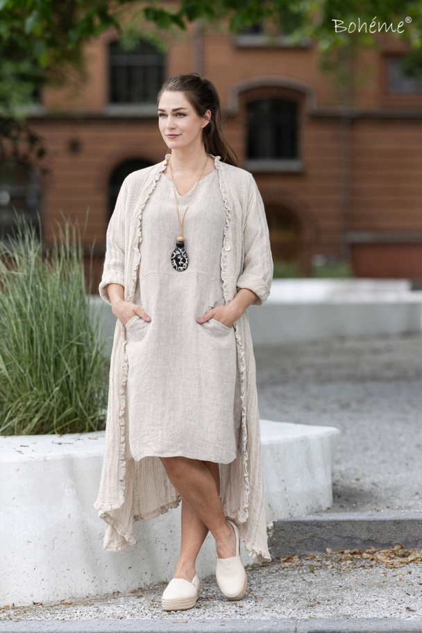 BOHÉME  Kåpe med striper B13194 - Image 11