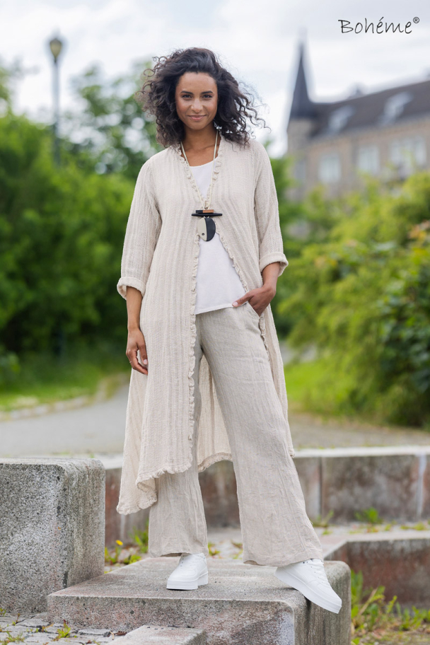 BOHÉME  Kåpe med striper B13194 - Image 12