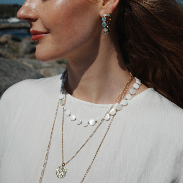 Øreringer m/stener G 1018-1492 - Image 2