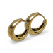 Daphne &oslash;reringer i forgylt st&aring;l, 6,5mm