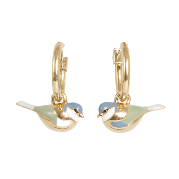 Øreringer Blue Tit - Image 1