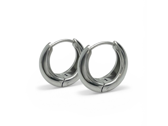 Daphne &oslash;reringer i st&aring;l, 6,5mm