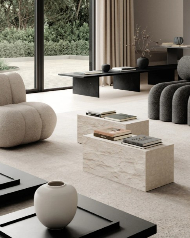 Pidestall 70cm Travertine - Image 2