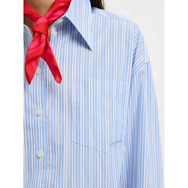 Hotel Amour Oversize Shirt Blue