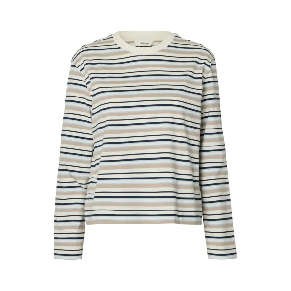 Essential Boxy LS Striped