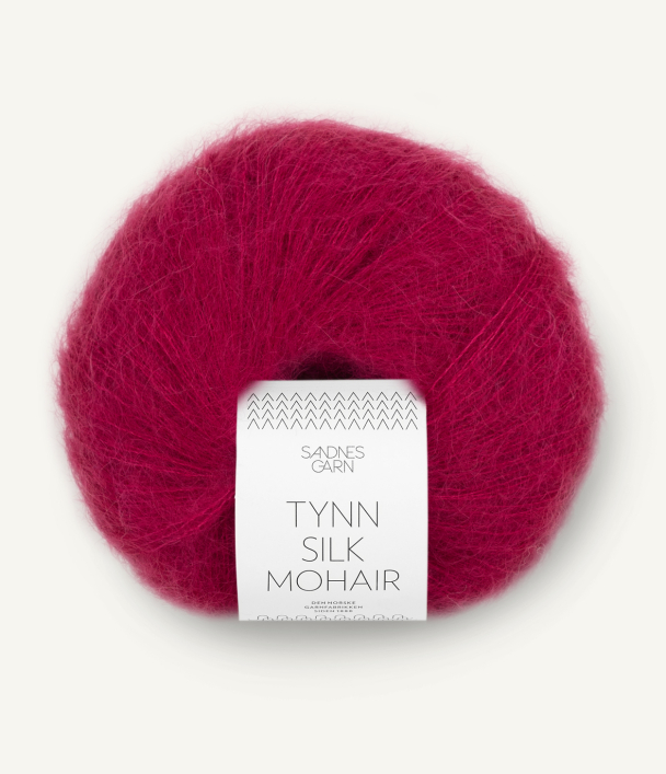 Tynn Silk Mohair rumba red 4255