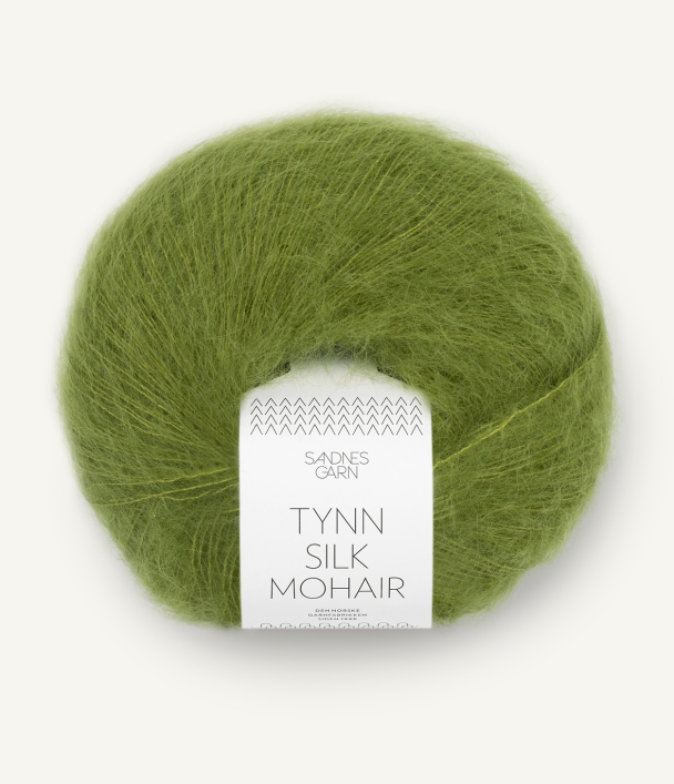 Tynn Silk mohair matcha 9564