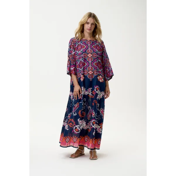 Isola Jackie Dress Navy/Pink fra OneSeason