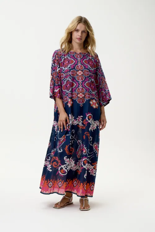 Isola Jackie Dress Navy/Pink fra OneSeason