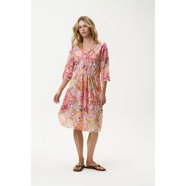 Middy Poppy Muscat Dress fra OneSeason