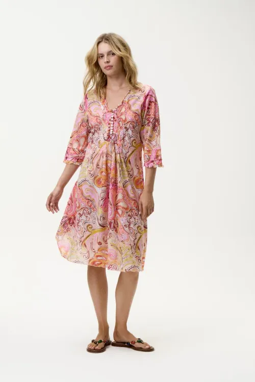 Middy Poppy Muscat Dress fra OneSeason