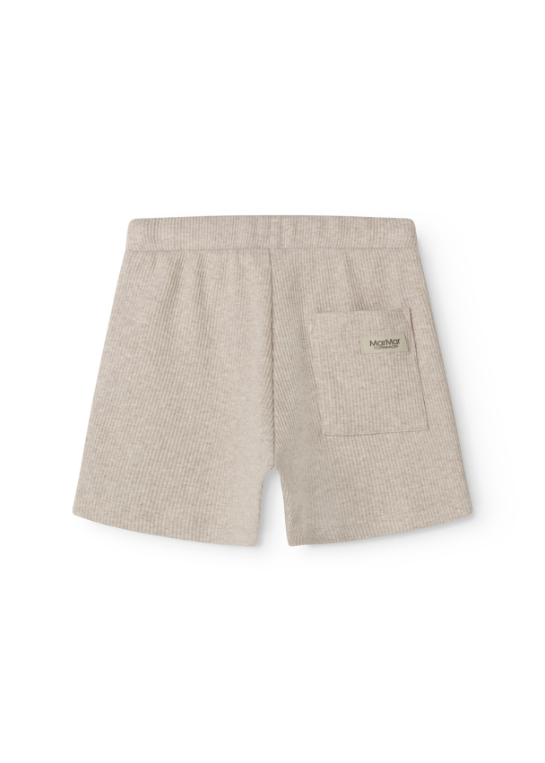 Shorts Modal - Light Beige Melange - Image 2