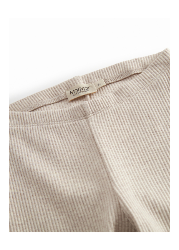 Leggings Modal - Light Beige Melange - Image 5