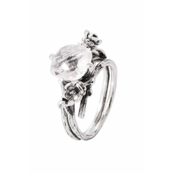 ISROSE REGULERBAR RING, OKSIDERT