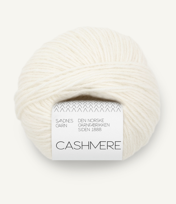 Cashmere hvit 1002