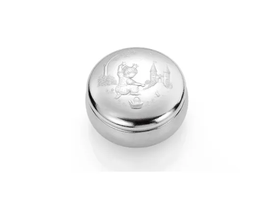 Smykkeskrin - Tinn m. prinsesse