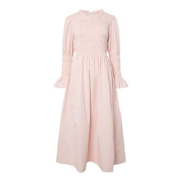 Wito Long Dress - Birch/W Stripes