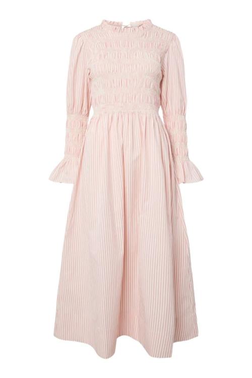 Wito Long Dress - Birch/W Stripes