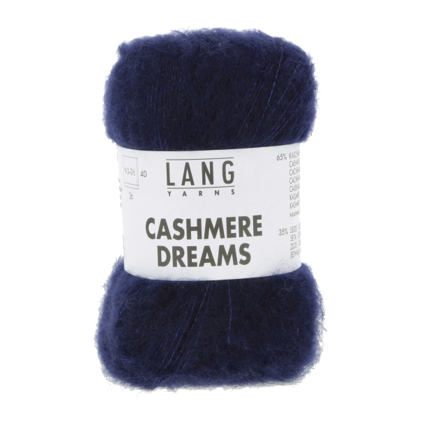 Cashmere dreams mørkblå 35