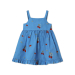 Elma Strap Dress, Marina Blue - Fliink