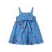 Elma Strap Dress, Marina Blue - Fliink