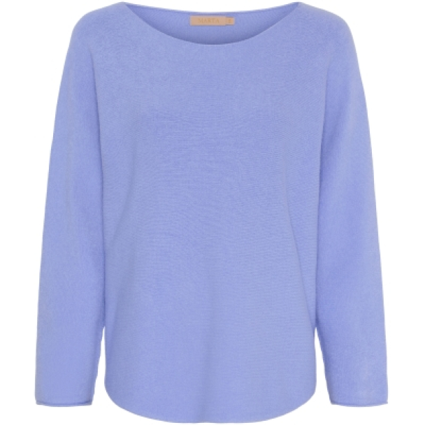 Dagmar Strikkegenser Blå